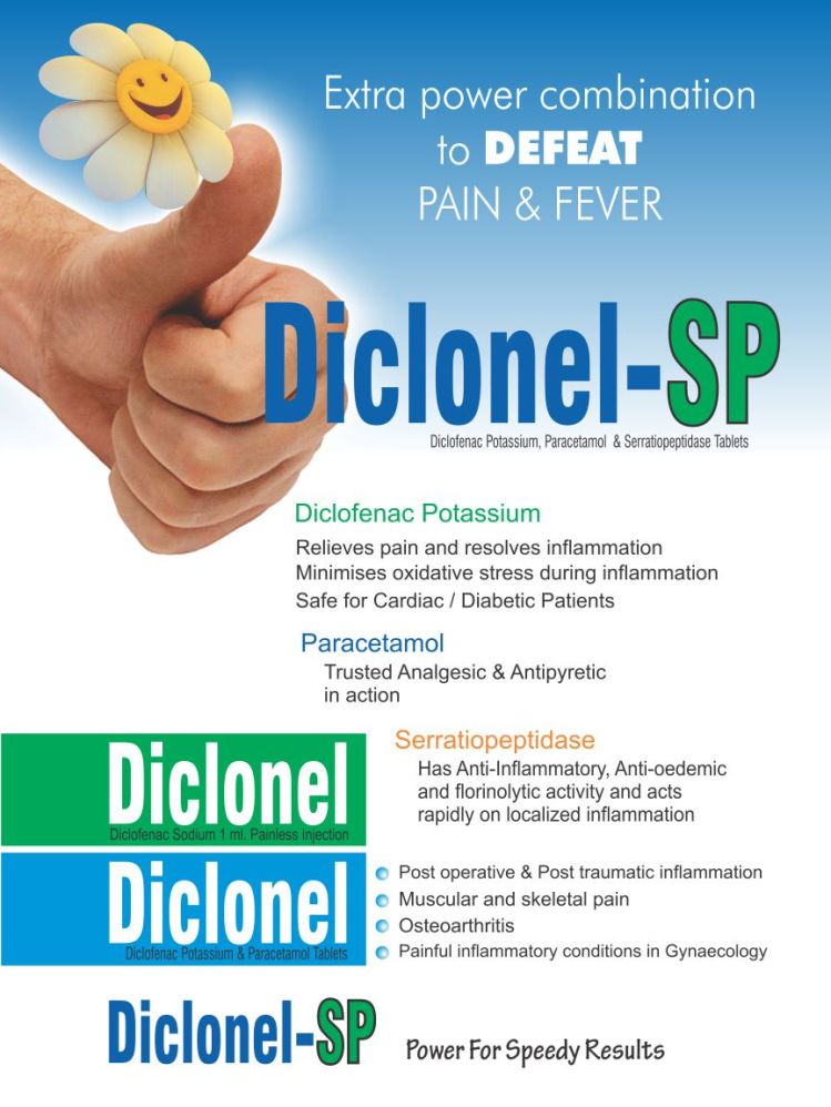 Serratiopeptidase And Diclofenac Sodium Tablets Uses
